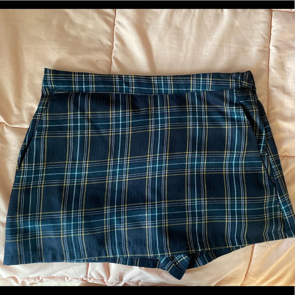 Mini plad skort